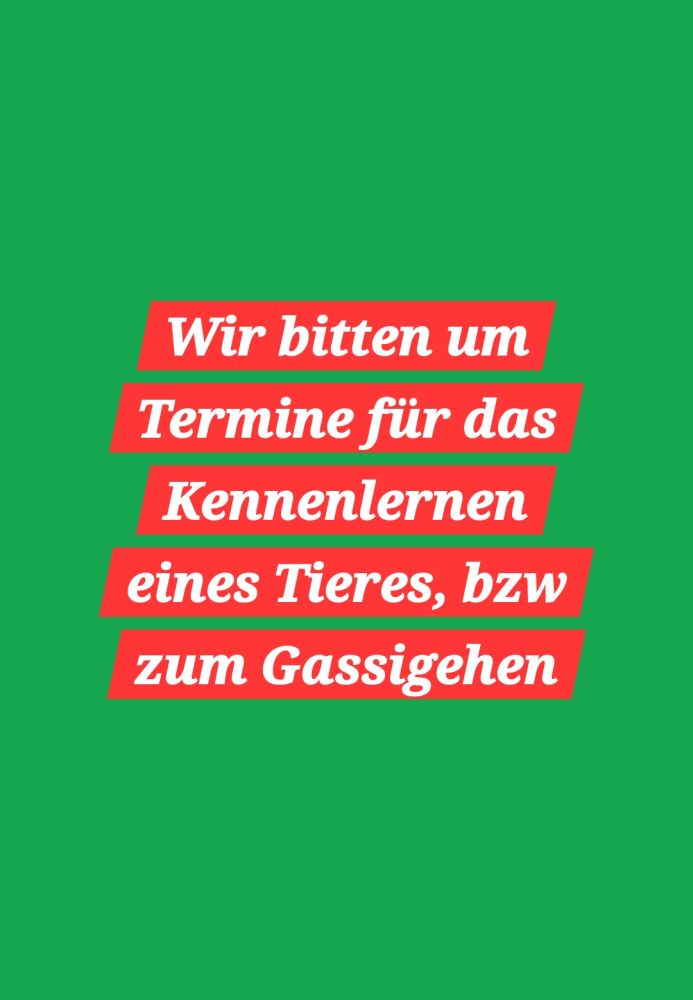 Bitte um Termine